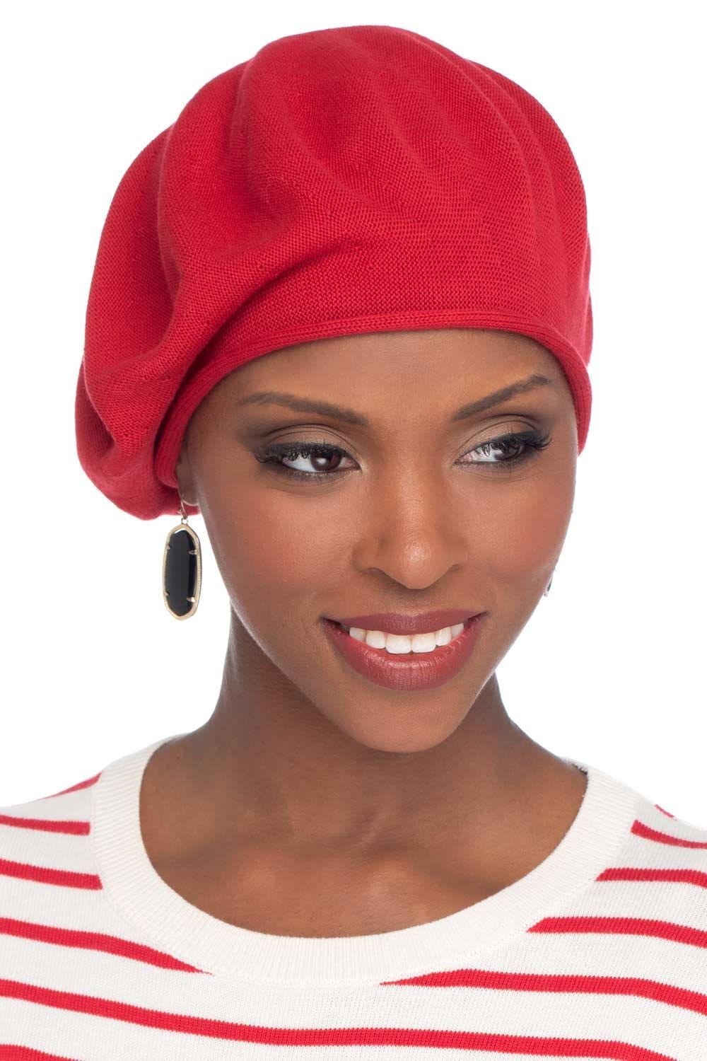 Parkhurst Cotton Beret | Womens Knitted French Beret Hat