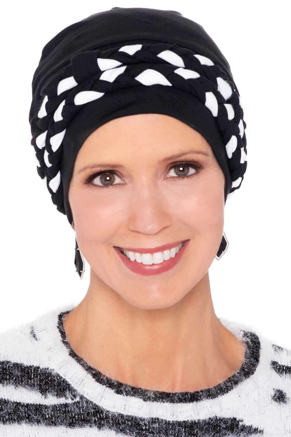 Two Piece Braided Organic Cotton Beanie Set by Cardani | Soft
