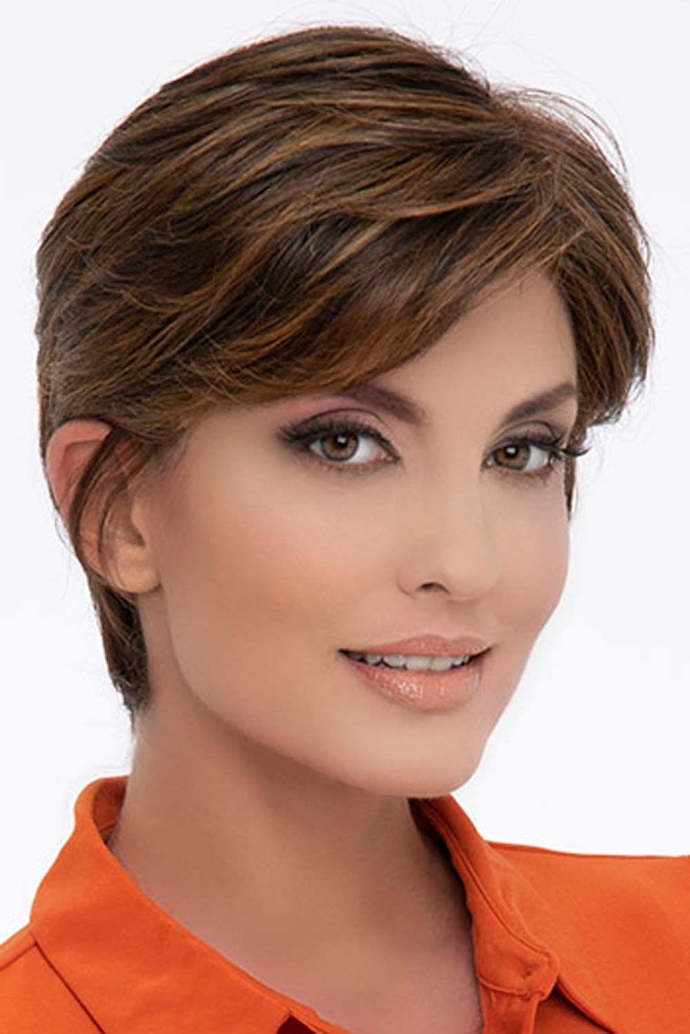 Paula Wig by Envy Human Hair/Synthetic Blend, Lace Front, Monofilament