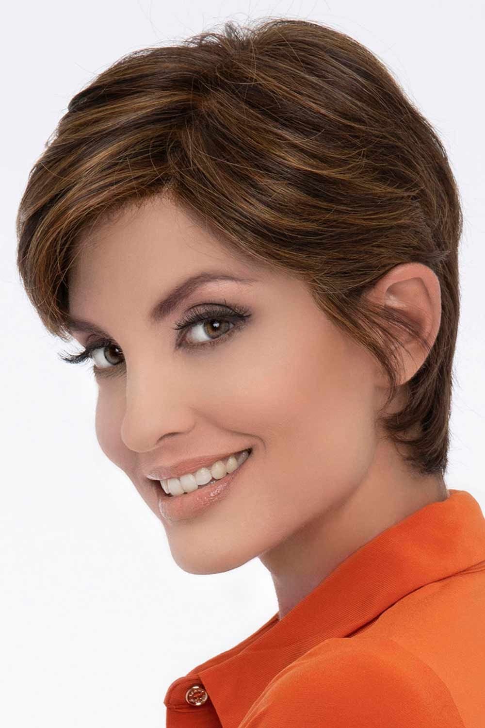 Paula Wig by Envy Human Hair/Synthetic Blend, Lace Front, Monofilament