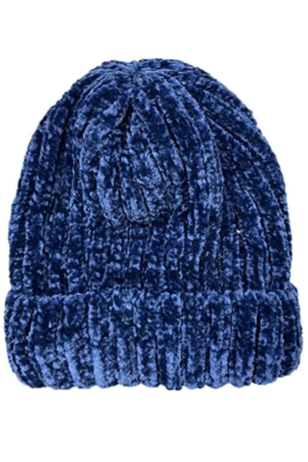 Addy Chenille Beanie Hat | Soft Winter Beanies for Women display picture 1