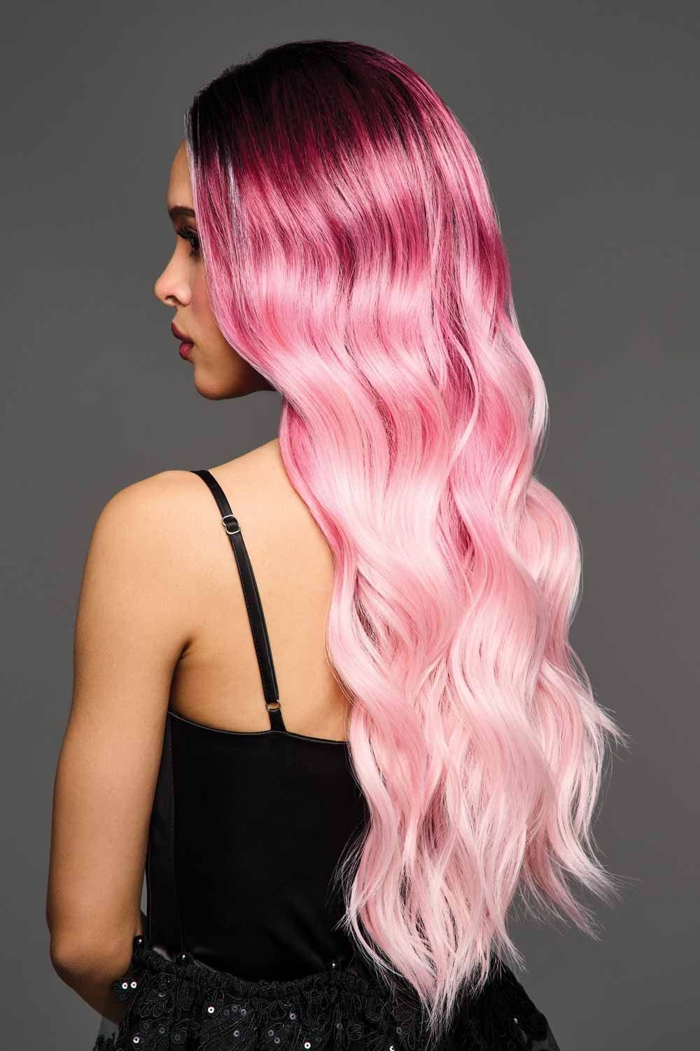 Bubblegum Babe Wig by Hairdo | Long Heat‑Resistant Pink Wig  display picture 2