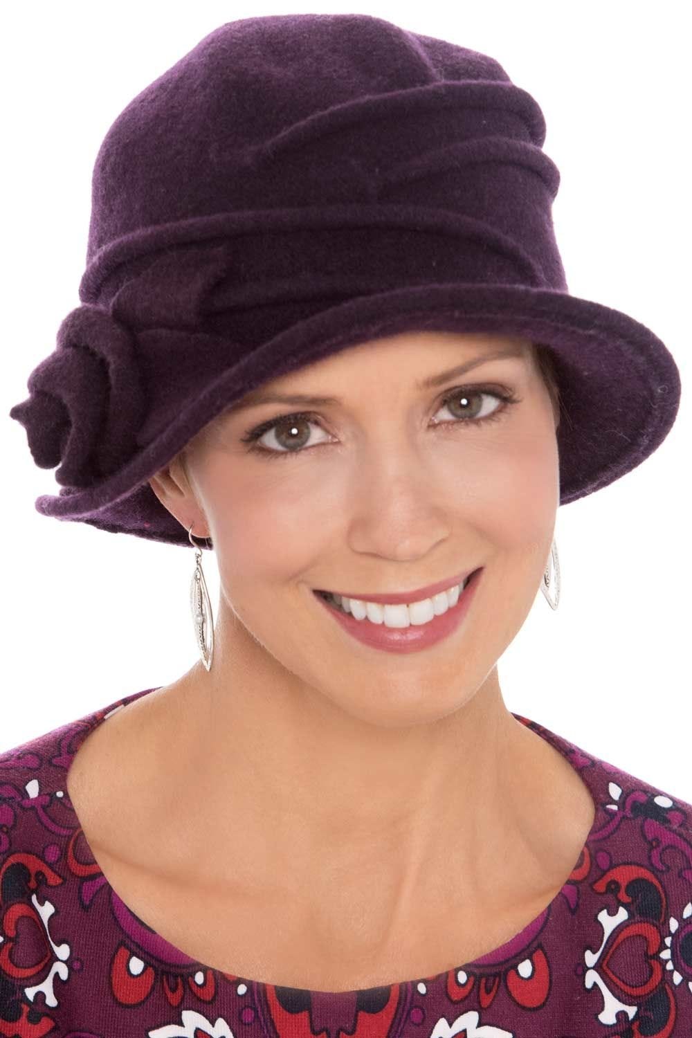 Wool Juniper Rose Cloche Hat Winter Hats for Women