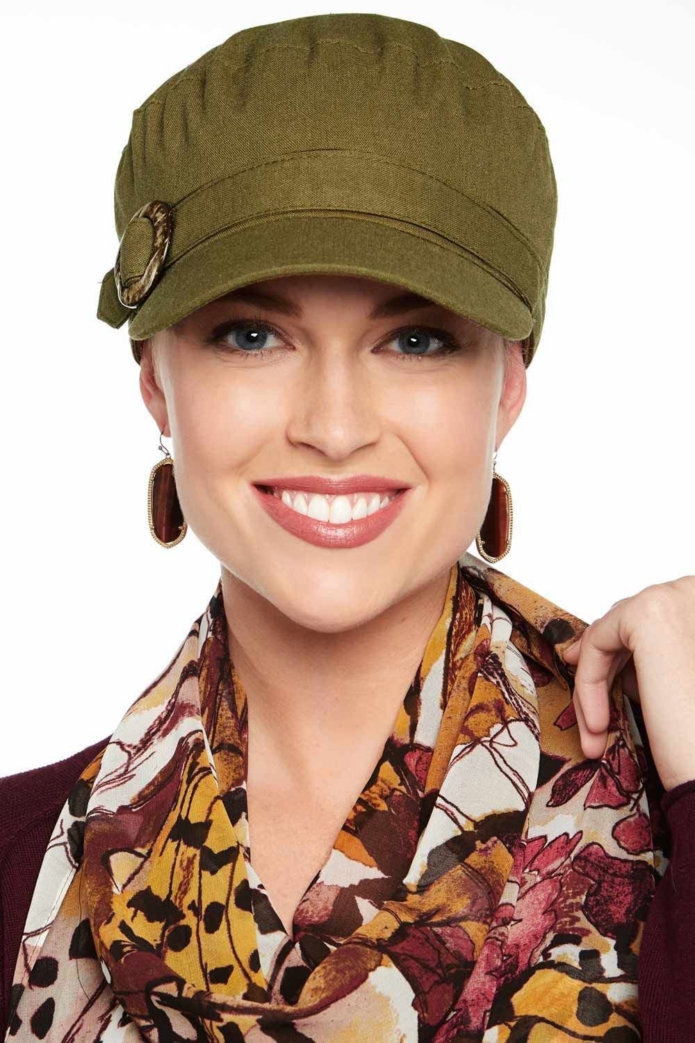 linen-logan-newsboy-cap-olive.jpg display picture 2