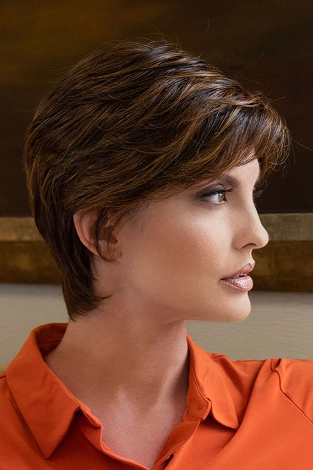 Paula Wig by Envy Human Hair/Synthetic Blend, Lace Front, Monofilament