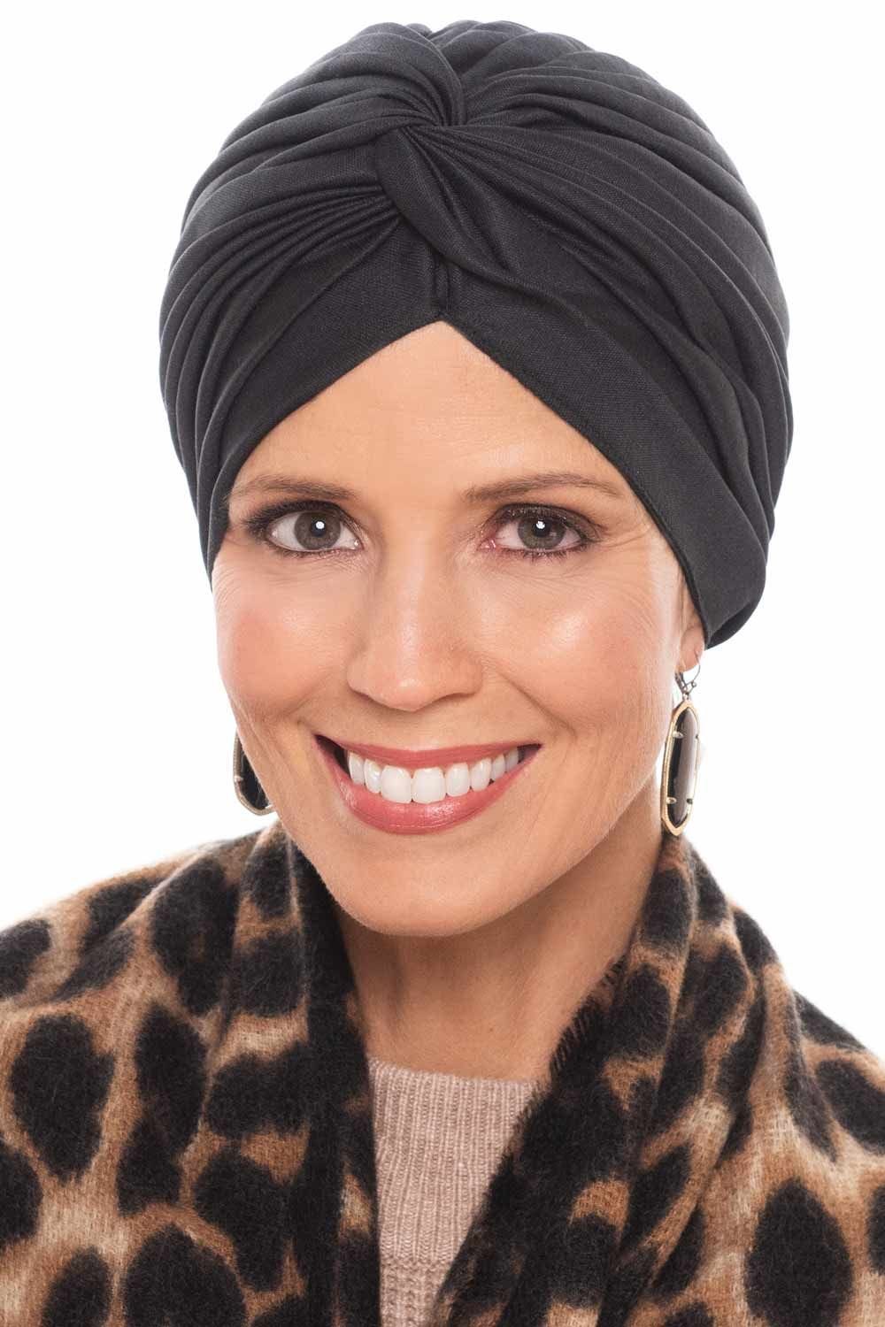 Vintage Turban | Pleated Polyester Turban