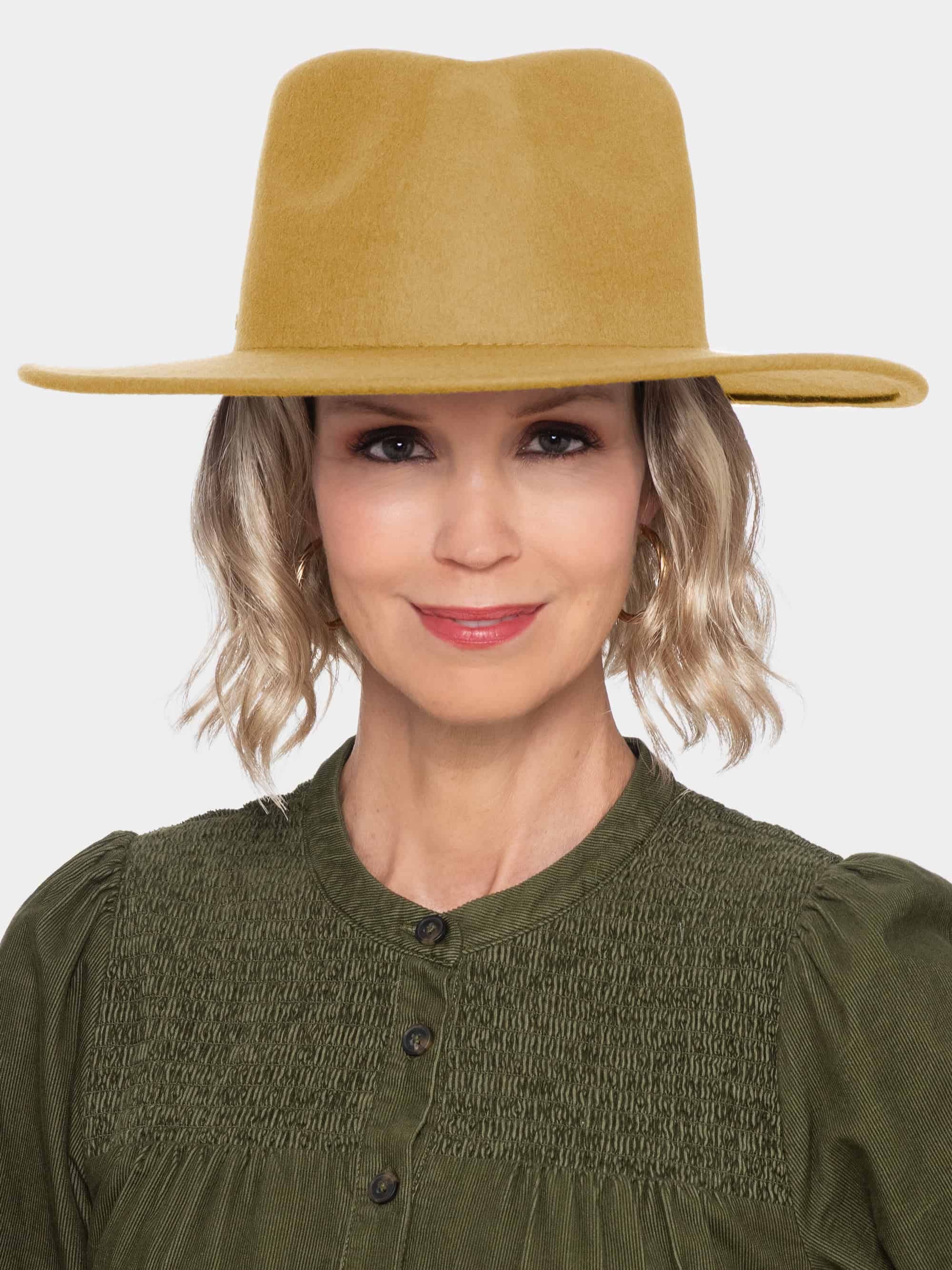 Rebecca Wool Felt Safari Hat | Boho Festival Hats for Women display picture 2
