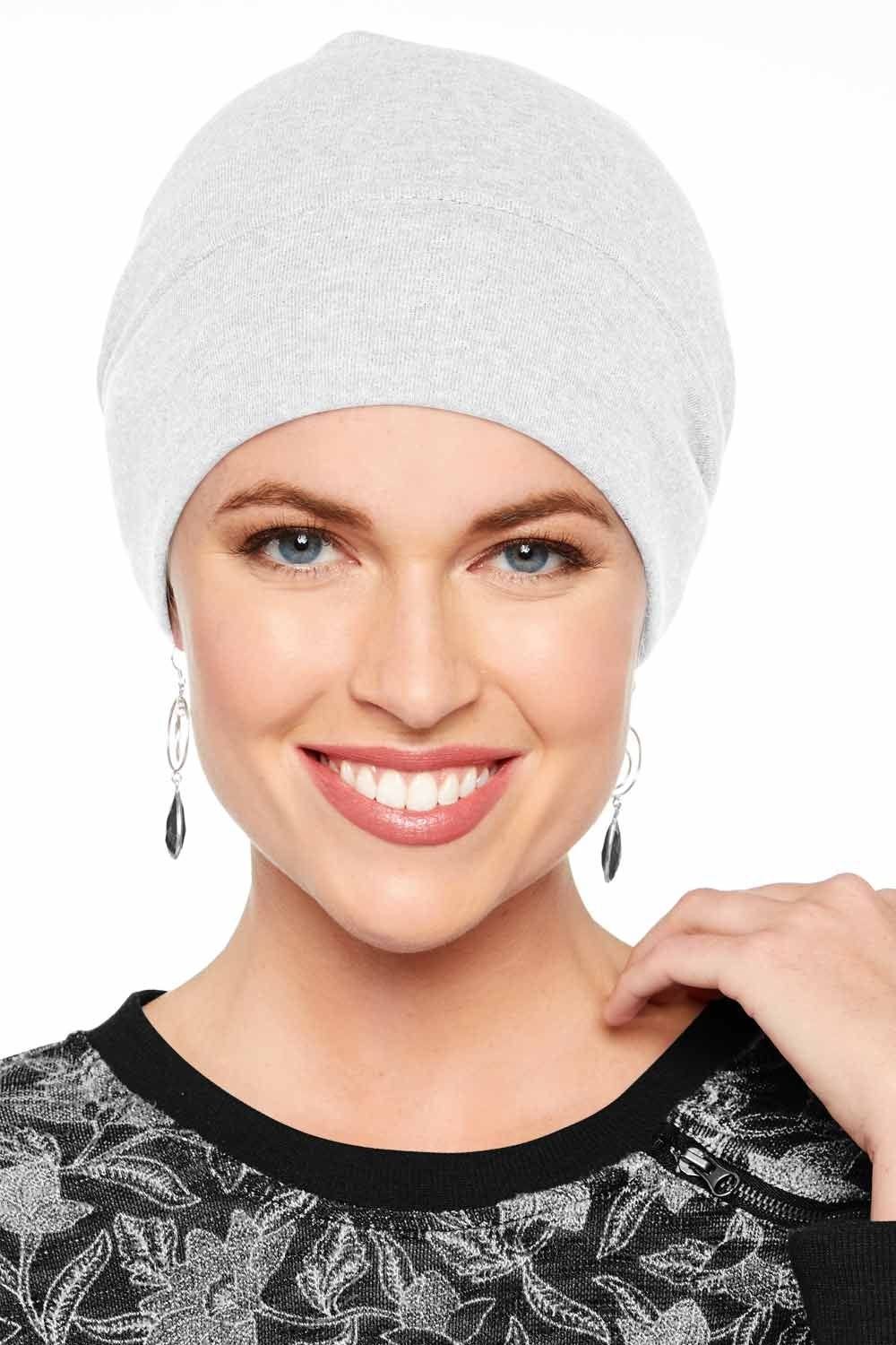 100% Cotton Soft Stretchy Beanie Hat for Hair Loss Cmonie 9-12 Pcs Solid Women Chemo Hat Stretchy Turban Beanie  main image 3