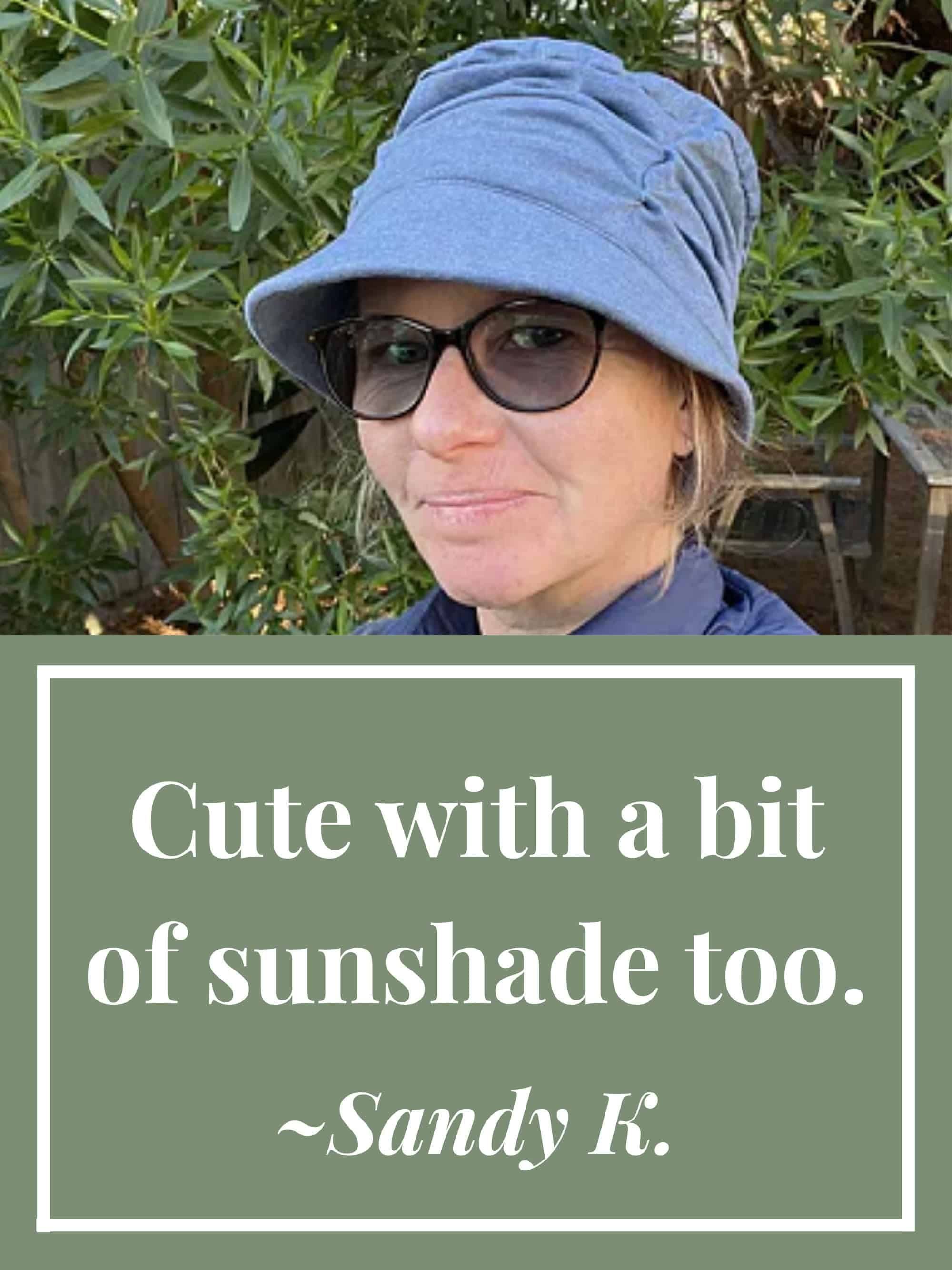 Lauren Visor Hat | Cardani 100% Organic Cotton Hat with Bamboo Lining ...