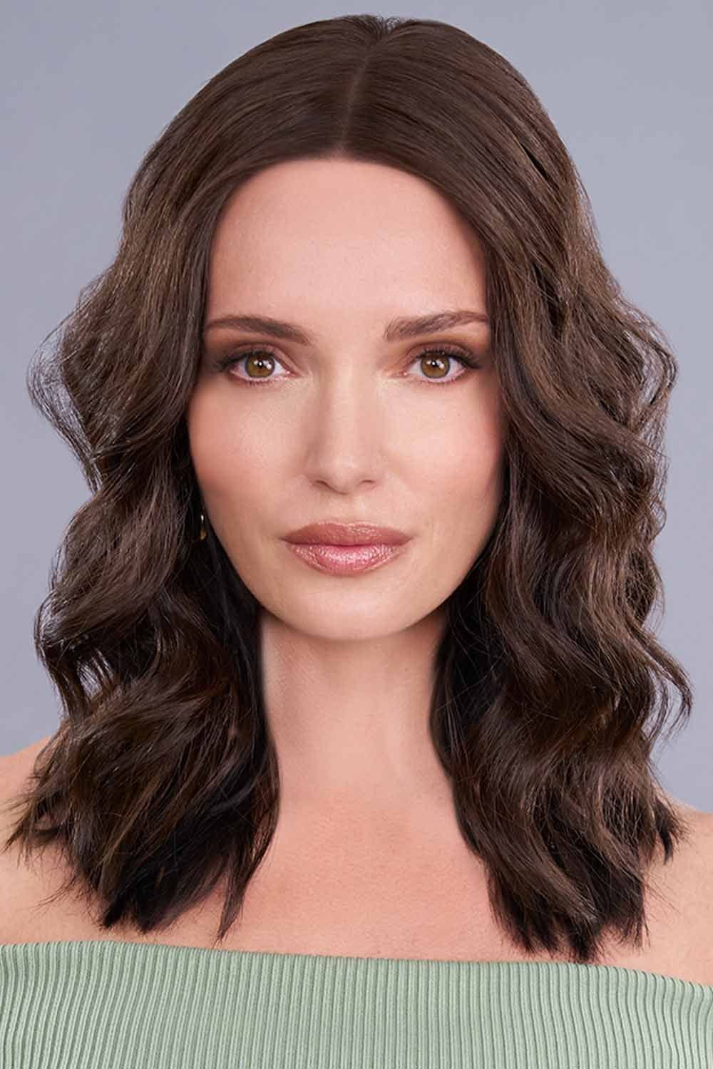 Top Trend Lace HD Wavy 14″ hair topper by Jon Renau | Heat  display picture 2