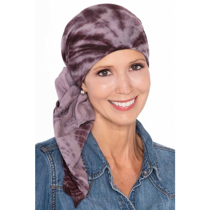 Cancer Patient Scarves Cotton Batik Tie Dye Head Scarf