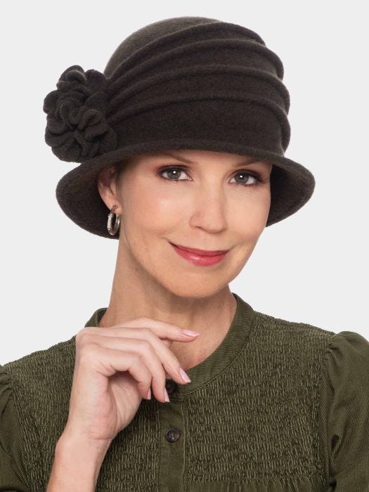 Wool Ellen Hat | Ellen - Olive