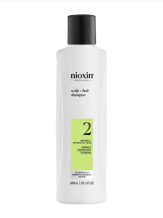 Nioxin Scalp + Hair Thickening System 2 Shampoo by Nioxin | Scalp-focused Thickening Shampoo | Small, Medium, and Large Size