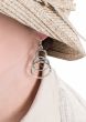 Sterling Silver Earrings | Hammered Hoop Statement Earrings