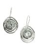 Sterling Silver Cubic Zirconia Spiral Earrings