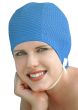 Waffle Weave Chin Strap Swim Caps