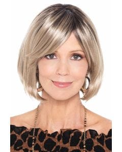 Anna by Cardani Wigs | Bob Wig With Bangs | Double Monofilament Top