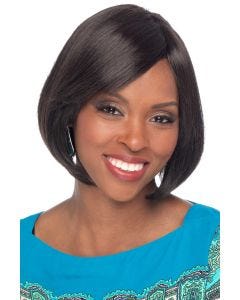 Anna by Cardani Wigs | Bob Wig With Bangs | Double Monofilament Top