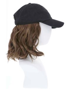 Baseball Cap with Hair | Cardani Beach Waves Baseball Hat with Hair