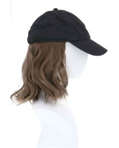 Baseball Cap with Hair | Cardani Beach Waves Baseball Hat with Hair