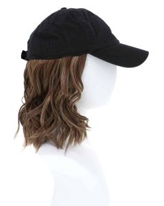 Baseball Cap with Hair | Cardani Beach Waves Baseball Hat with Hair