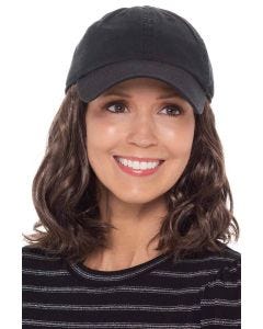 Baseball Cap with Hair | Cardani Beach Waves Baseball Hat with Hair