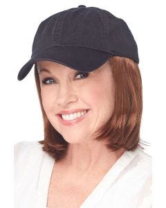 Baseball Cap with Hair | Cardani Iconic Bob Baseball Hat with Hair