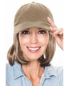 Baseball Cap with Hair | Cardani Iconic Bob Baseball Hat with Hair