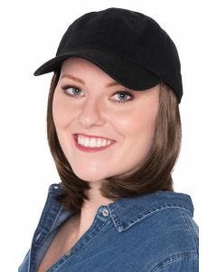 Baseball Cap with Hair | Cardani Iconic Bob Baseball Hat with Hair