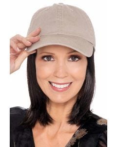 Baseball Cap with Hair | Cardani Iconic Bob Baseball Hat with Hair