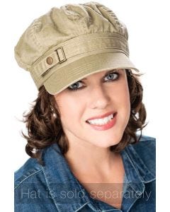 Cardani Curly Hair Halo - Hairpiece for Hats I Hats with Hair