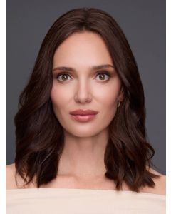 EasiPart Medium Human Hair 14” Hair Topper by Jon Renau | Remy Human Hair, Monofilament