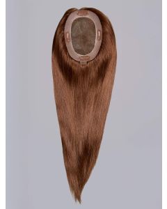 EasiPart Medium Human Hair 14” Hair Topper by Jon Renau | Remy Human Hair, Monofilament