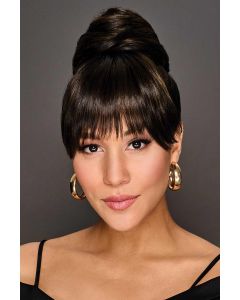 Trendy Fringe and Bun by Hairdo | Clip on bang and bun