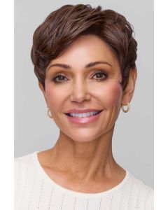 layered pixie with side swept bangs