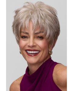 textured pixie cut with wispy bangs