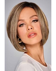 Amara Wig by Kim Kimble | Heat‑Friendly Angled Bob with Lace Front
