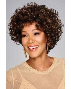 Leilani Wig by Kim Kimble | Curly V‑Stacked Heat‑Friendly Wig with Lace Front