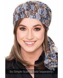 Cardani Long Hair Halo with Detachable Bangs - Hairpiece for Hats - Hats with Hair