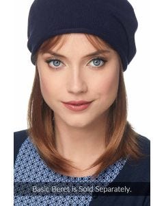 Cardani Long Hair Halo with Detachable Bangs - Hairpiece for Hats - Hats with Hair
