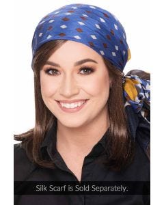 Cardani Long Hair Halo with Detachable Bangs - Hairpiece for Hats - Hats with Hair