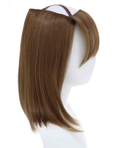Cardani Long Hair Halo with Detachable Bangs - Hairpiece for Hats - Hats with Hair