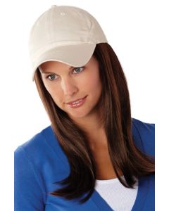 Baseball Hat with Hair: 8281 (8229) Long Hat Beige by Henry Margu