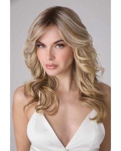 Medium Wavy Top Piece Hair Topper by Amore | Lace Front, Monofilament, Heat Friendly