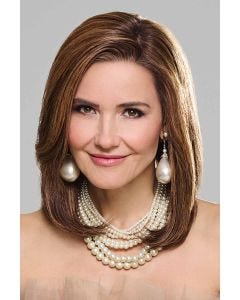 Midnight in Paris Wig by Raquel Welch | Human Hair Wig with Lace Front & Monofilament Top
