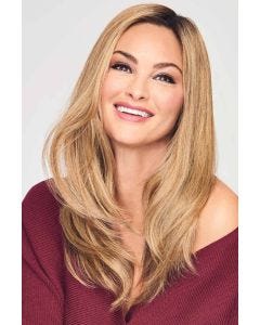 Go All Out 16 Inch Hair Topper by Raquel Welch | Monofilament, Hand Tied, Heat Friendly