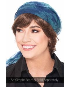 Cardani Short Halo - Hairpiece for Hats | Hats with Hair