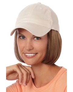 Baseball Cap with Hair: 8283 (8230) Shorty Hat Beige by Henry Margu