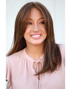 Sienna Lite Wig by Jon Renau | Human Hair, Hand Tied, Lace Front, Monofilament