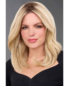 Top Comfort 12 Inch Human Hair Topper by Jon Renau | Remy Human Hair, Lace Front, Mono, Hand Tied